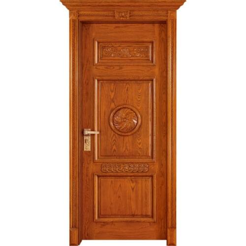 Custom traditional doors solid oak wood doors contemporary single front door interior door available C-020
