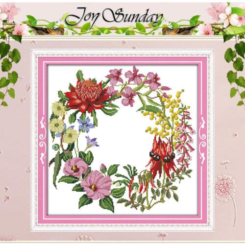 Garland Patterns Counted Cross Stitch 11CT 14CT Cross Stitch Sets Wholesale Chinese Cross-stitch Kits Embroidery Needlework