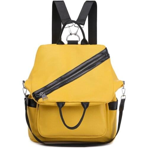 PU Ladies Leather Backpacks Teenage Girls Book Bags Fashion Women Backpack Convenience Female Business Bag Girls Laptop Backpack