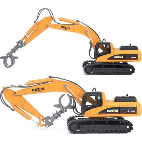 1/50 Scale Die-cast Alloy Metal Timber Grab Grasping Wood Loading Truck Car Machine Model Toy Engineering Truck F Collection