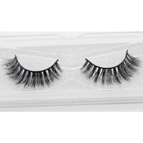 1 Pair Real 3D Mink Lashes Soft Natural False Eyelashes Mink Eyelashes Makeup Long Eye Lashes Eyelash Extension