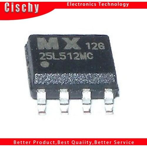 10pcs/lot MX25L5121EMC-20G MX25L512MC-12G MX25L5121E MC-20G 25L5121E SOP-8 In Stock