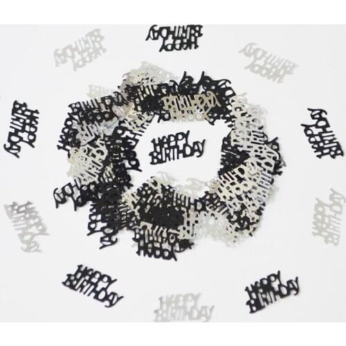 15G Several Colours Sparkle Confetti Kids Birthday Party Decorations Supplies Happy Birthday