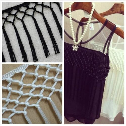 3Yards/Lot DIY Rayon Lace Tassel Fringe Ethnic Lace Trim Ribbon Sewing Latin Dress National Stage Garment Curtain Decorative