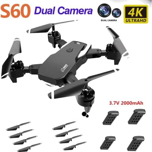 RC Drone S60 Drone Battery 3.7V 2000mAh Battery Propeller Maple Leaf Blade For S60 Quadcopter Spare Parts Original Accessories