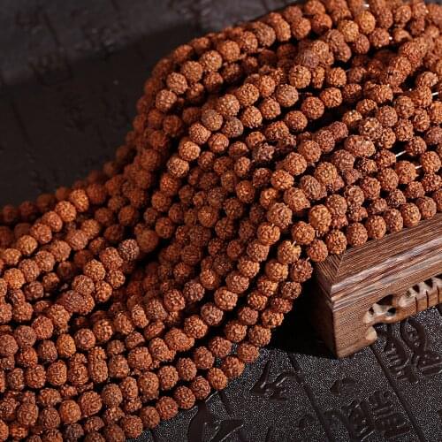 Vajra Bodhi Beads For Bracelets Accessories Natural 6/8/10 mm Spacer Bead Meditation Buddhist for Necklaces Meditation Bracelet