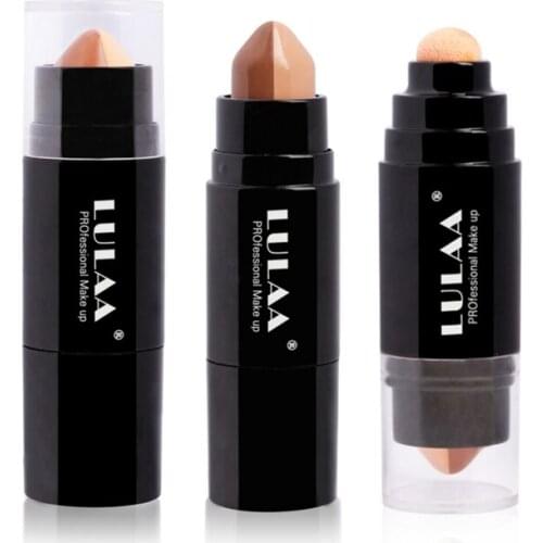 Double-end Highlighter Bronzers Stick Long-lasting Cover Blemishes Brighten Skin Color Oil-control Concealer Stick g1