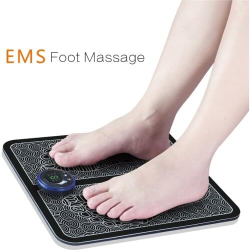 USB charging ESM foot massager electric physical therapy pulse machine pads vibrolegs massage des pieds masaje pies