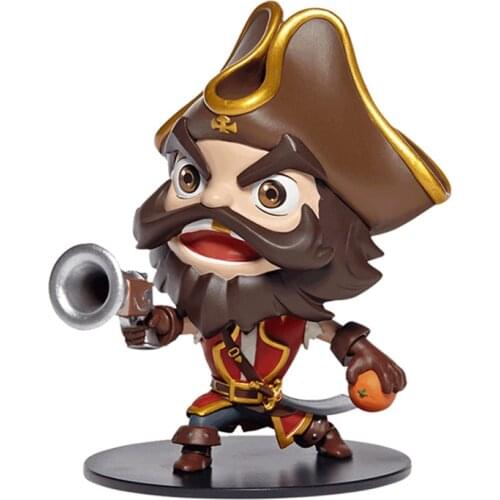 League of Legends Gangplank Hand-Made Model Decoration Doll Anime Dolls Figures Collectibles Pvc Model Toys Boxed Gift