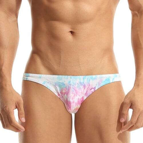 2021Seobean Underwear Sexy Men Briefs Low Waist Quick Dry Camo Cartoon Lingerie for Man Panties Gay Cuecas Shorts Under Wear