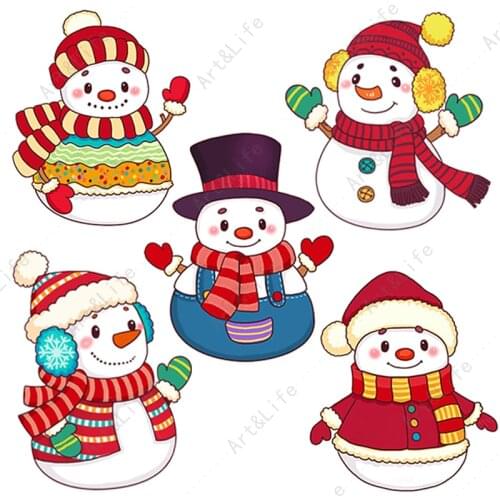 Hot New Metal Cutting Dies Christmas Snowman Stencils for Making Scrapbooking Album Paper Cards Embossing Cut Die Happy new year