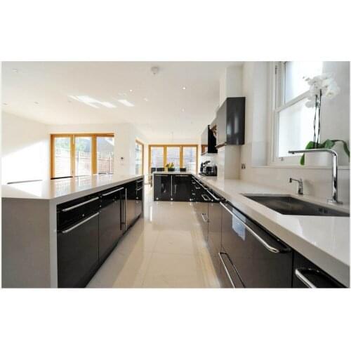 2017 furniture for kitchen white lacquer modular kitchen cabinets customized design kitchen unit hot sales