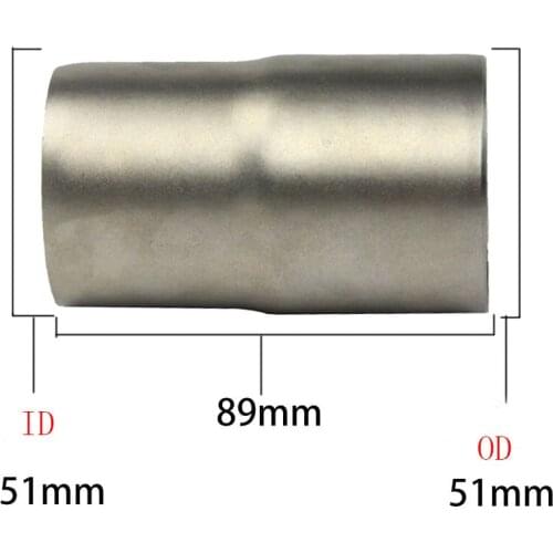 38-51mm 51mm to 51mm,51mm-60mm Motorcycle Exhaust Muffler Convertor Adapter Reducer Connector Pipe Tube