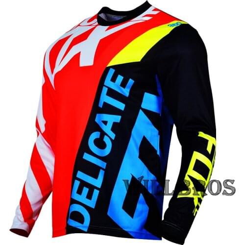 Motocross Racing Jersey 360 Creo Riding Long Sleeve Mountain MX Dirt Bike Offroad Cycling Motorcycle Moto Clothes Mens