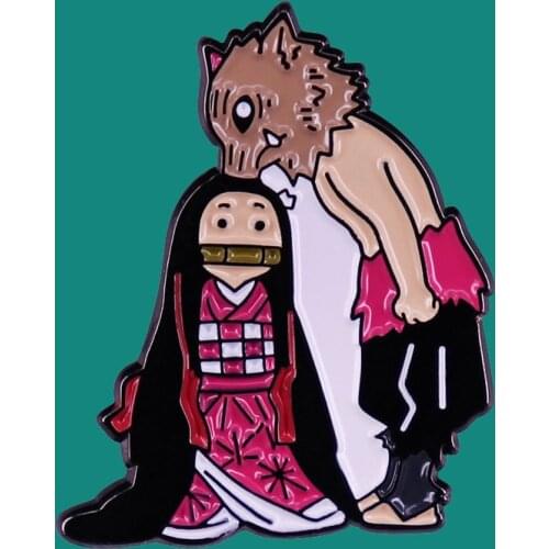 Creativity Anime Enamel Pins Brooch Collecting Comic Figure Lapel Badges Men Women Fashion Jewelry Gifts Adorn Backpack Collar