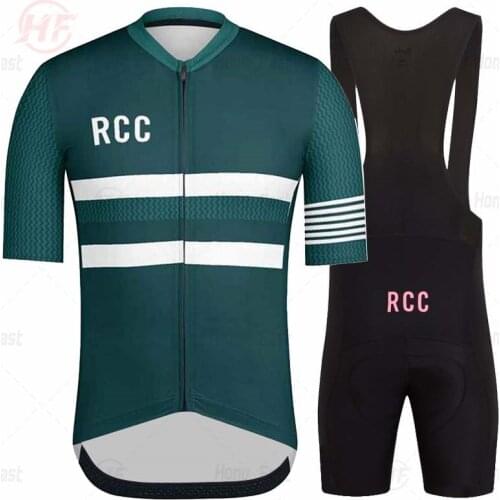 Cycling Clothing Man Short Sleeve Rcc Team Jersey Set Custom Road Bike Training Wear Maillot Ropa Ciclismo Hombre Breathable