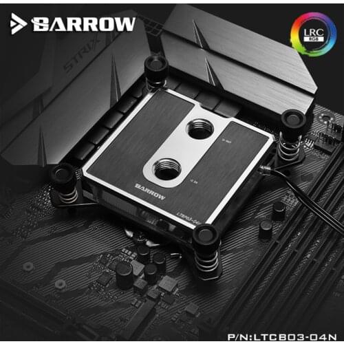 Barrow CPU Water Block Jet Microwaterway For AMD/Intel LGA-115X /INTELX99/X299 Radiator 5v 3pin ARGB Lighting AURA SYNC