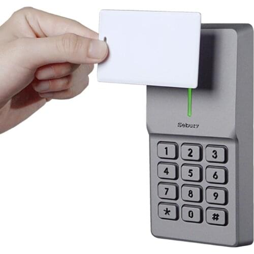 2000 Users Outdoors Dual RFID Frequency Antenna Access Control Proximity Card Reader with keypad
