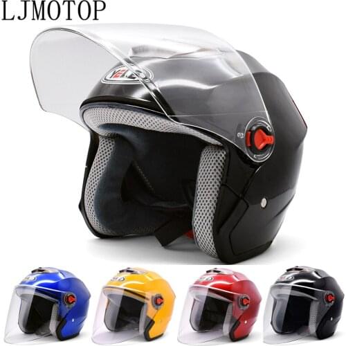 2020 Helmets Motorcycle Open Face Scooter Motorbike Modern Helmet Men Women Summer Electric Bicycle Helmet 3/4 Face Cascos Para