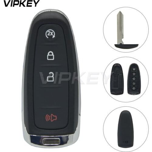 Remotekey 4 buttons Keyless Shell Smart Remote Key Case Fob For Ford Edge Explorer Escape Flex Focus Taurus C-MAX for Lincoln