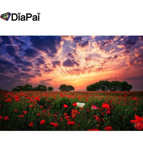 DIAPAI Diamond Painting 5D DIY 100% Full Square/Round Drill "Flower landscape" Diamond Embroidery Cross Stitch 3D Decor A24427