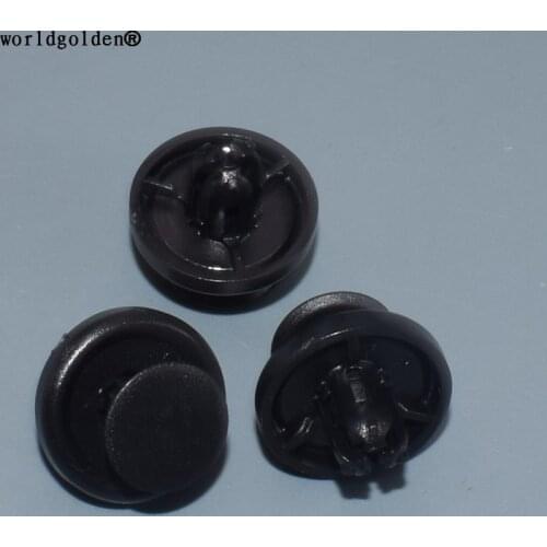 Worldgolden 100pcs plastic clip Push-Type Retainer for GM#88970767 Toyota#90467-10183(9046710183) Subaru#909130043