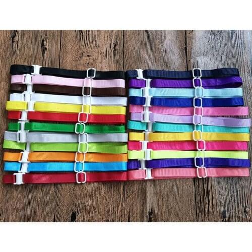 100 Pcs Pet Dog Bowties Accessories Adjustable Ribs Colorful Neckties Collar Accessories 22-42CM*1CM 20 Colours Pet Grooming