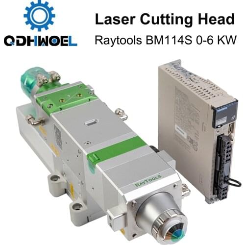 Raytools BM114S 0-6 KW Auto Focusing Fiber Laser Cutting Head for Metal Cutting