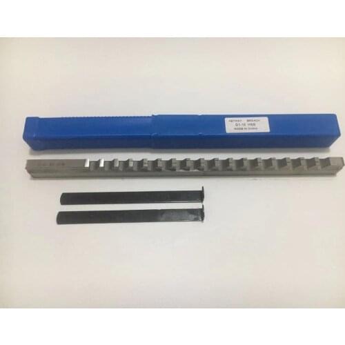 Keyway Broach Cutting Tool Metric Size 10mm D Push-Type with Shim HSS Broaching Cutting Tool for CNC Router