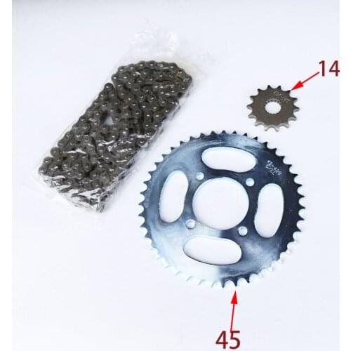 Motorcycle Spare part Chain set with gear sprocket for Suzuki EN125 EN 125 125cc