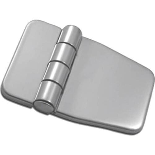 Marine Grade Stainless Steel Door Hinge Locker Hinges with Cap Cover for Boat, RVs, Canoe (Silver)