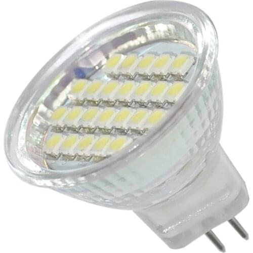 MR11 GU4 Mini LED Spotlight Bulbs 12V 2835 SMD 5W 24LEDs Super Bright Cool Warm White Lamp Replace 25W Halogen Light