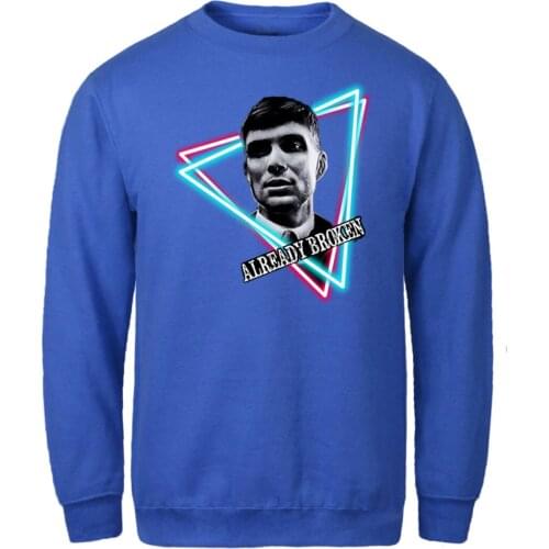 Already Broken Sweatshirt For Mens Hip Hop Casual Hoodie Vintage Standard Outwear Pullovers Homme Winter Retro Moletom Masculino