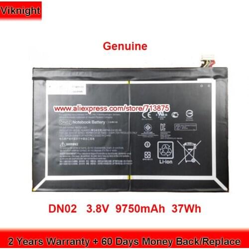 Genuine HSTNH-C412D Battery DN02 for HP Pro Slate 12 QC8074 799168-001 3.8V 37Wh