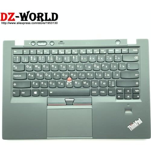 New Palmrest Upper Case With Kazakh Russian Backlit Keyboard Touchpad for Lenovo Thinkpad X1 Carbon 1st C Cover 04Y0804 00HT056