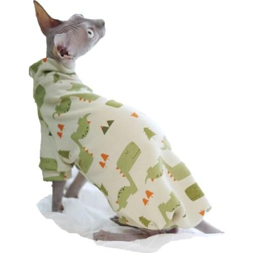 Sphynx cat Spring Summer Wearing Cat Apparel Hairless Cat Clothing kitten Cute Cat Outfits Bald cat clothes for cats