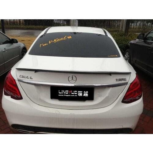Fit for Mercedes Benz W205C200C300C260 BARBUS carbon fiber spoiler wing tail