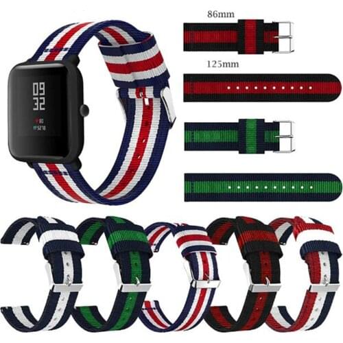 Nylon Band For Amazfit Bip Youth Watchband Replace for Xiaomi Huami Amazfit Band Bracelet For Huami Amazfit Bip Bit Wrist Strap