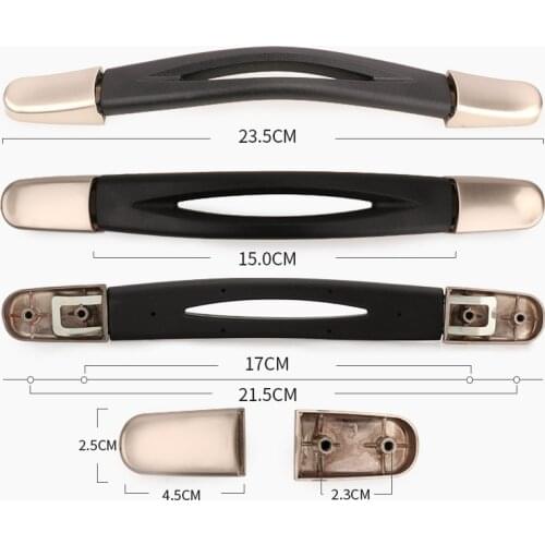 Suitcase handle grip removable grip carry strap handles for furniture Carrying Grip Replace Zinc alloy luggage parts handles