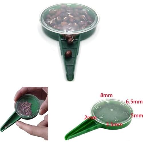 Garden Plant Seeder Hand Held 1Pc Seedlings Garden tools 5 Adjustable Size Sowing Seedlings Hole Puncher Garden Plant Seeder