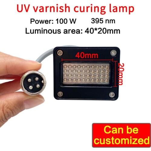 UVLED Ultraviolet Curing Lamp Various Printing Machine Light Solid Lamp Longrun JinGutian Light Oil Lamp Cold Light Source 4020