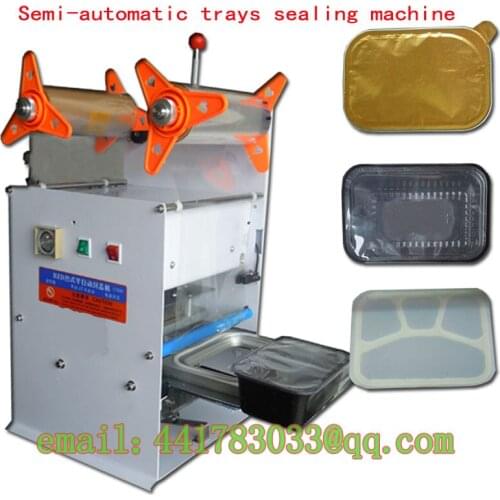 Tofu snack box sealing machine sealing machine plastic film sealig machine sealer trays cup sealing machine automatic cup sealer
