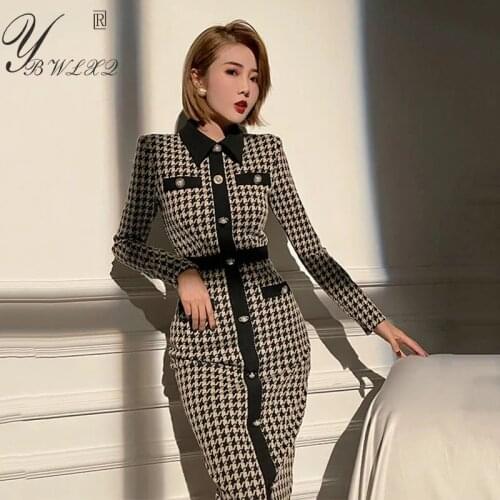 Женские стильные платья YBWLXQ China At AliExpress