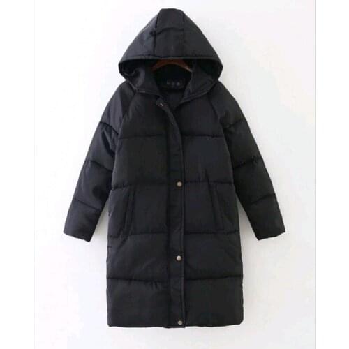 2021 Winter Down Padded Jacket Women Mid-length Thick Loose Large Size Jacket Womens Hooded Collar Jacket Winter Clothes Women