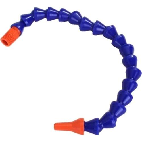 1 Piece 300mm Plastic Flexible Adjustable Water Oil Coolant Pipe Hose Round Nozzle 1/4 Spark Plug Tube Condenser Universal Lathe