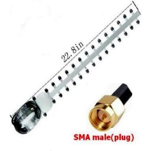 2pcs 4G Antenna Yagi Antenna 25dbi 4G LTE SMA Male Outdoor Antenne 16 element Directional Booster Amplifier Modem