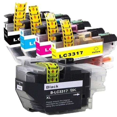 5PK LC3317 compatible Ink Cartridge for Brother MFCJ5330,5730,6530,6730,6930 Printer