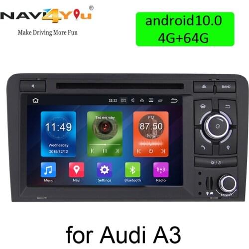 7''Rockchip PX5 android10.0 octa-core car multimedia GPS DVD player for Audi A3 S3 RS3 2003-2012 with CarPlay DSP AndroidAuto