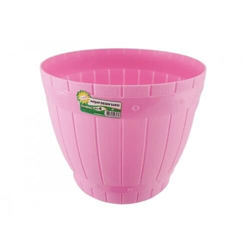 SAMPURHCASE Flower Pot Wood Pattern Original 4 No 9Lt 3393S