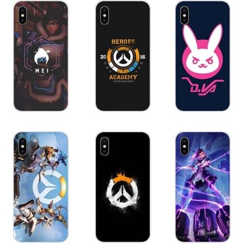 For Apple iPhone X XR XS 11Pro MAX 4S 5S 5C SE 6S 7 8 Plus ipod touch 5 6 Overwatch ow Game Accessories Phone Cases Covers